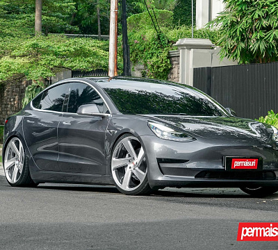 Фото дисков Vossen CG-210T на Tesla Model 3