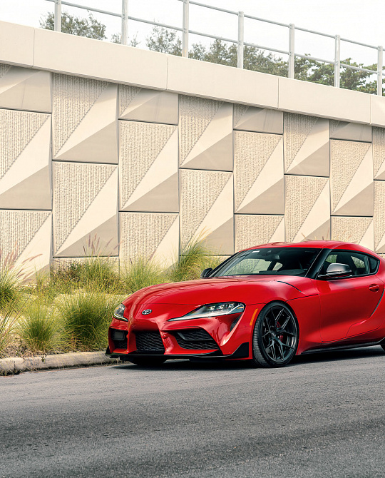 Фото дисков HF-5 Черный сатин на Toyota Supra A90