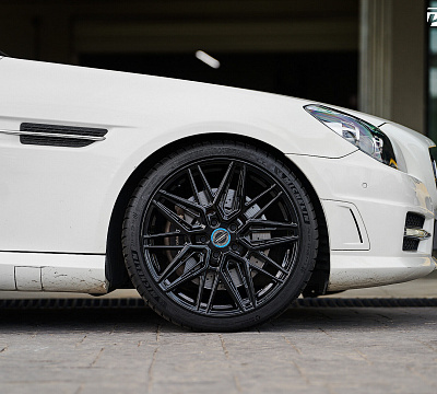 Фото дисков Vossen HF-7 на Mercedes-Benz SLK (R172)