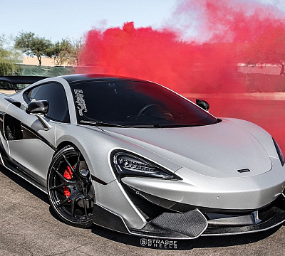 Фото дисков Strasse Wheels SM5R Deep Concave Monoblock на McLaren 570S