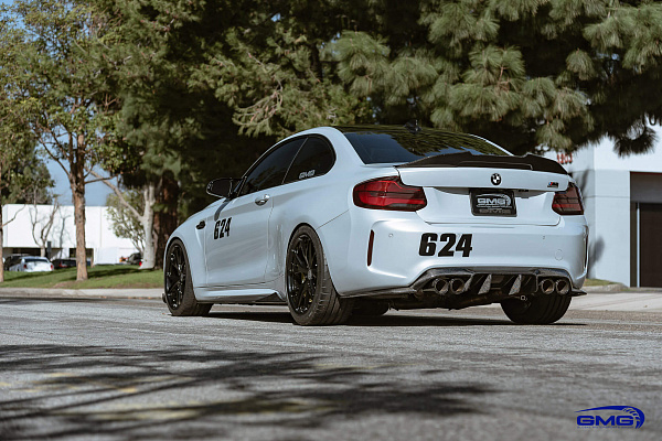 Фото дисков HRE P101 Черный глянец на BMW 2/M2 (F22/F87)