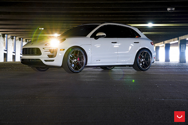 Фото дисков Vossen HF-5 Сатиновая бронза на Porsche Macan I