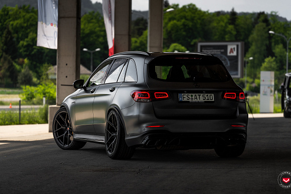 Фото дисков Vossen S21-01 Черный сатин на Mercedes-Benz GLC (X253, C253)