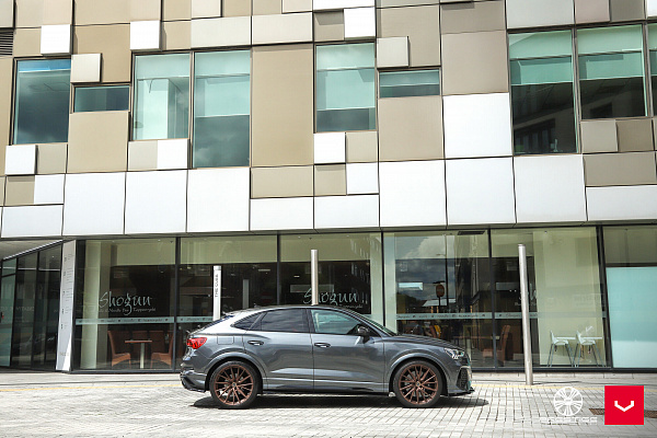 Фото дисков Vossen HF-4T Сатиновая бронза на Audi Q3 (F3)