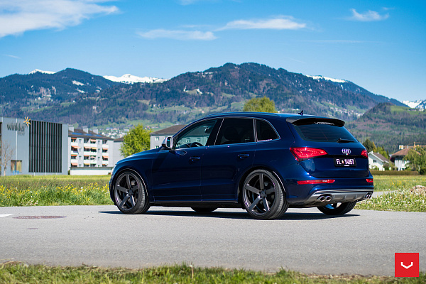 Фото дисков Vossen CV3 Глянцевый графит на Audi Q5 (8R)
