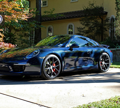 Фото дисков HRE P101 на Porsche 911 VII