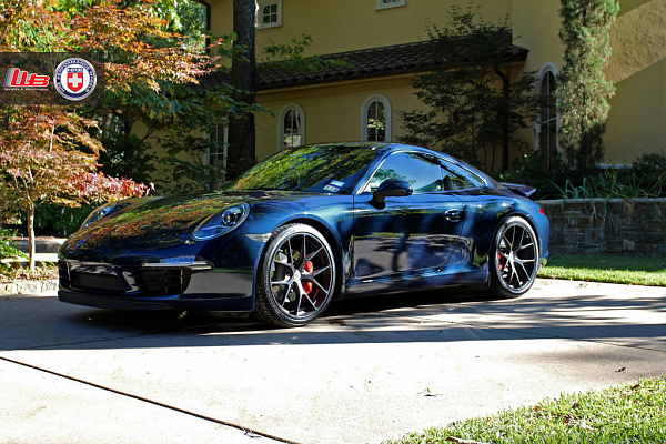 Фото дисков HRE P101 Черный сатин на Porsche 911 VII