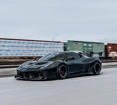 Фото дисков Brixton Forged PF7 Aerotech на Ferrari 458