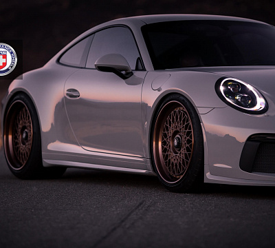 Фото дисков HRE 501 на Porsche 911 VII