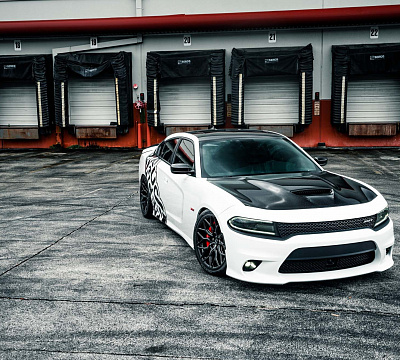 Фото дисков Vossen HF-2 на Dodge Charger VII