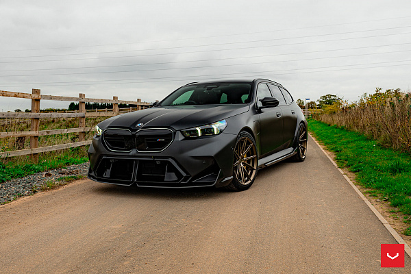 Фото дисков Vossen HFX-2 (5-Lug) Сатиновая темная бронза на BMW 5/M5 (G60/G90)