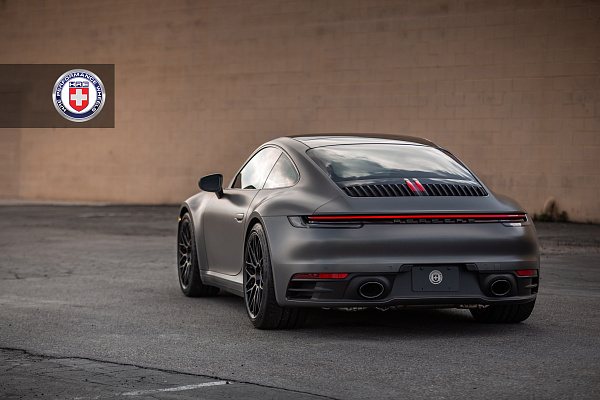 Фото дисков HRE RC100 Черный сатин на Porsche 911 VIII