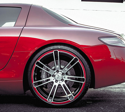 Фото дисков CEC C883 на Mercedes-Benz SLS AMG