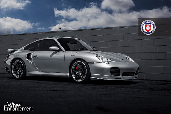 Фото дисков HRE S107 Глянцевый графит на Porsche 911 V