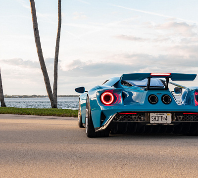 Фото дисков HRE P104 на Ford GT II