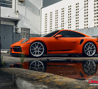 Фото дисков Vossen RS92 на Porsche 911 VIII