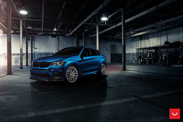 Фото дисков Vossen HF-2 Алмазная проточка на BMW X6/X6 M (F16/F86)