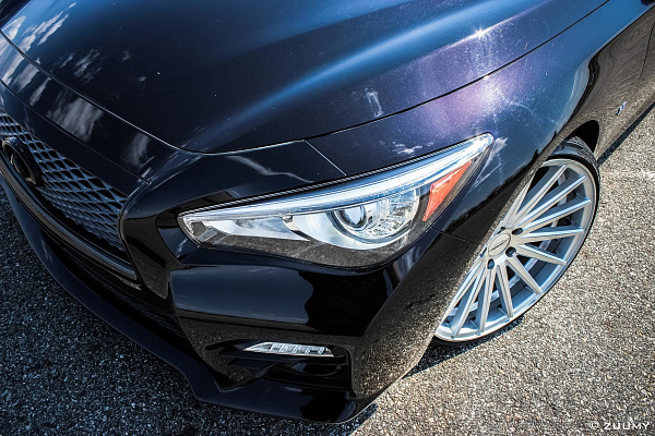 Фото дисков Vossen VFS-2 Серебро на Infiniti Q50