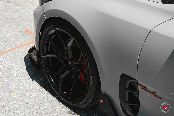 Фото дисков Vossen EVO-3 Черный глянец на Kia Stinger