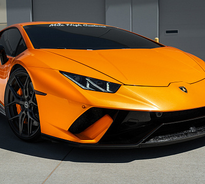 Фото дисков Vossen HF-5 на Lamborghini Huracan