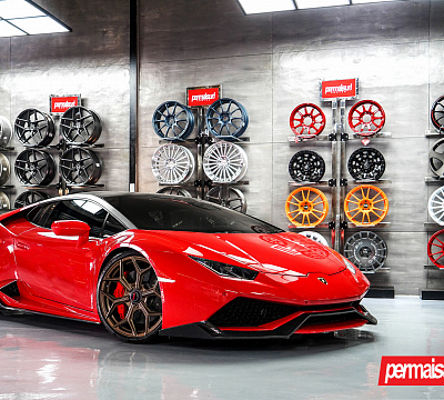 Фото дисков NOVITEC NL4 на Lamborghini Huracan