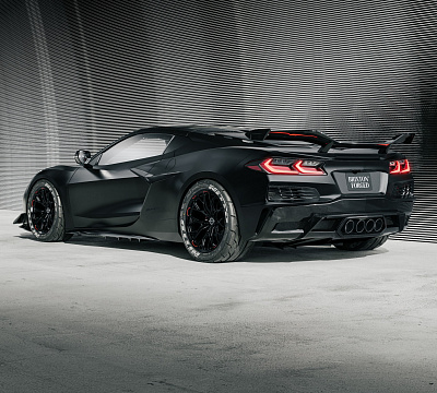 Фото дисков Brixton Forged PF13 R / RS на Chevrolet Corvette C8