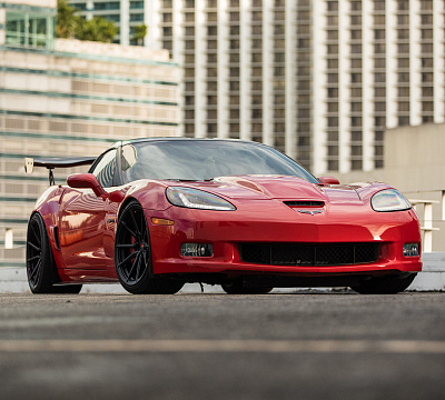 Фото дисков Vossen M-X2 на Chevrolet Corvette C6