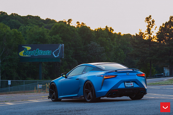 Фото дисков Vossen HF-1 Черный сатин на Lexus LC 500