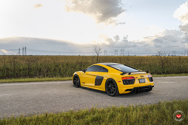 Фото дисков Vossen EVO-3 Черный сатин на Audi R8 (4S)