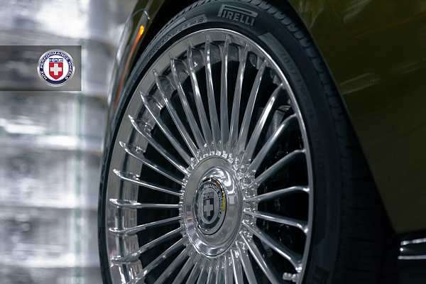 Фото дисков HRE L109M Полированный лак на Rolls-Royce Spectre