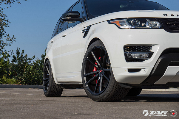 Фото дисков Vossen CG-203 Черный сатин на Land Rover Range Rover Sport II