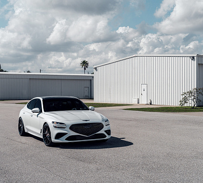 Фото дисков Vossen HF-5 на Genesis G70