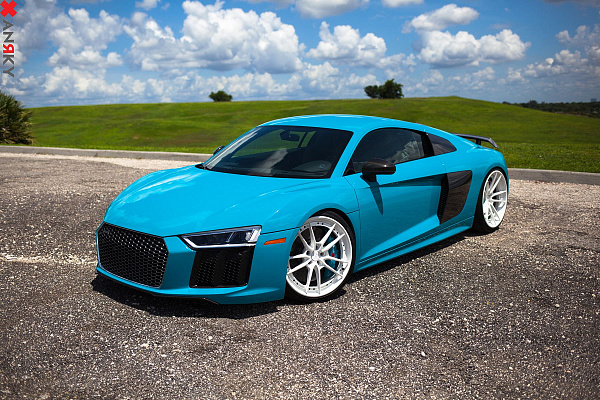 Фото дисков Anrky AN34 Белый сатин на Audi R8 (4S)