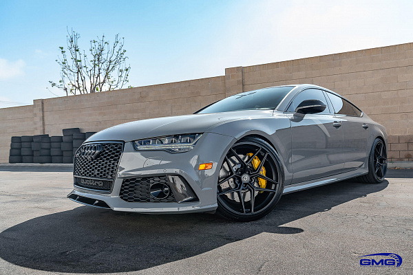 Фото дисков HRE FF11 Черный сатин на Audi A/RS 7 (4G)
