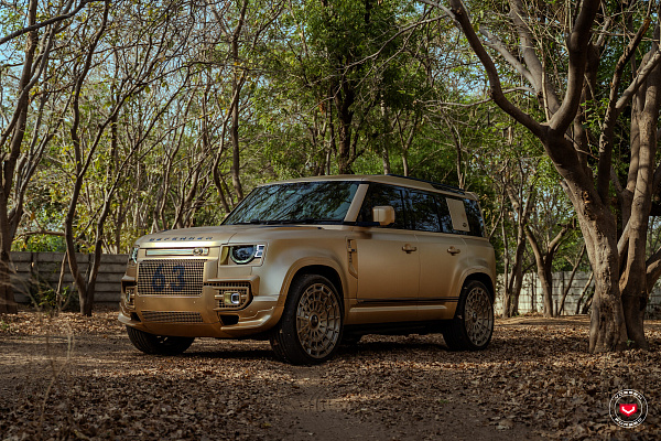 Фото дисков Vossen LC3-12 Глянцевая шампань на Land Rover Defender II
