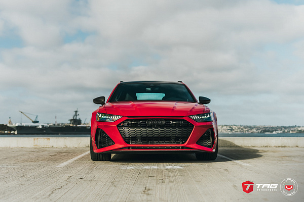 Фото дисков Vossen EVO-5R Сатиновая бронза на Audi A/RS 6 (C8)