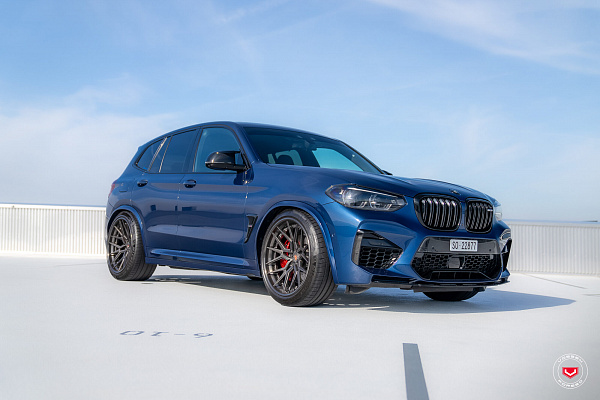 Фото дисков Vossen M-X3 (3-Piece) Черный глянец на BMW X3/X3 M (G01/F97)