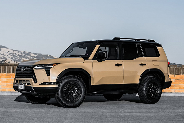 Фото дисков Brixton Forged BX05-M Черный сатин на Lexus GX III