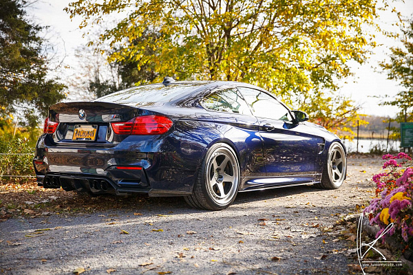 Фото дисков HRE 305 Глянцевый графит на BMW 4/M4 (F32/F82)