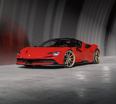 Фото дисков Brixton Forged PF11 R / RS на Ferrari SF90