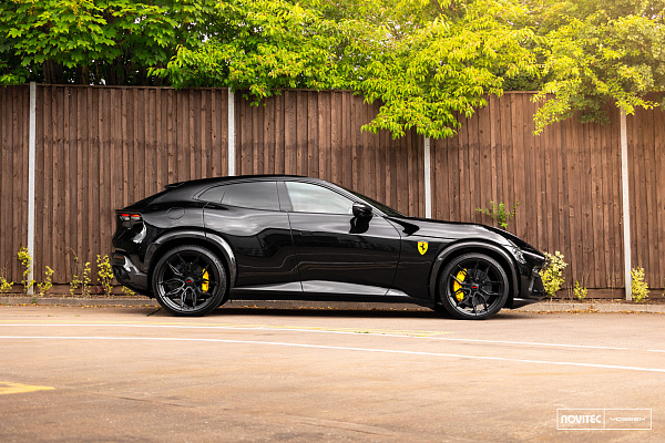 Фото дисков NOVITEC NF11 Черный сатин на Ferrari Purosangue