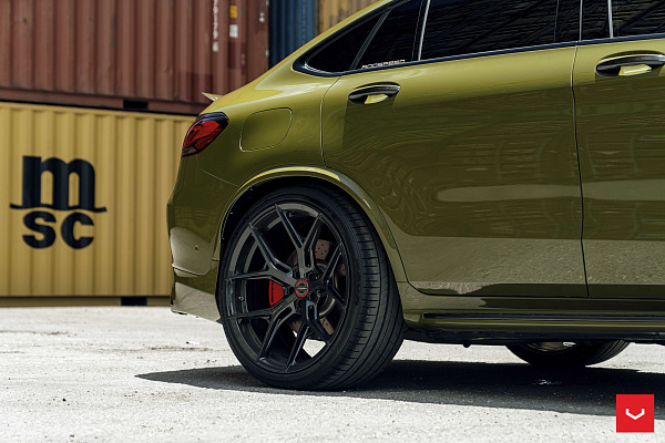 Фото дисков Vossen HF-5 Черный глянец на Mercedes-Benz GLC (X253, C253)