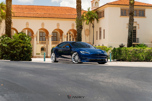 Фото дисков Anrky AN28 Глянцевый лак на Tesla Model S