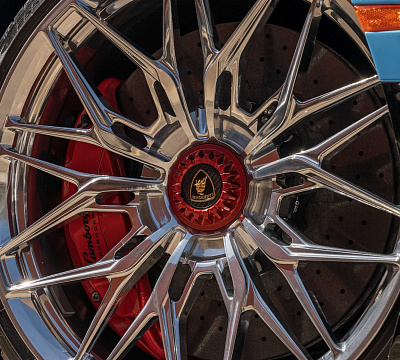 Фото дисков Anrky S1-X1 на Lamborghini Aventador