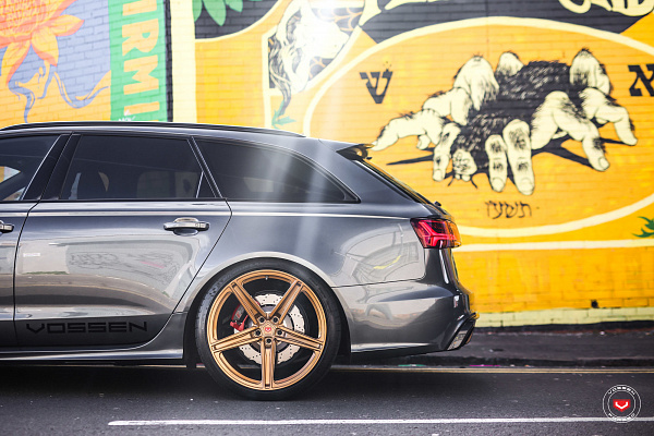 Фото дисков Vossen M-X2 Глянцевое золото на Audi A/RS 6 (C7)