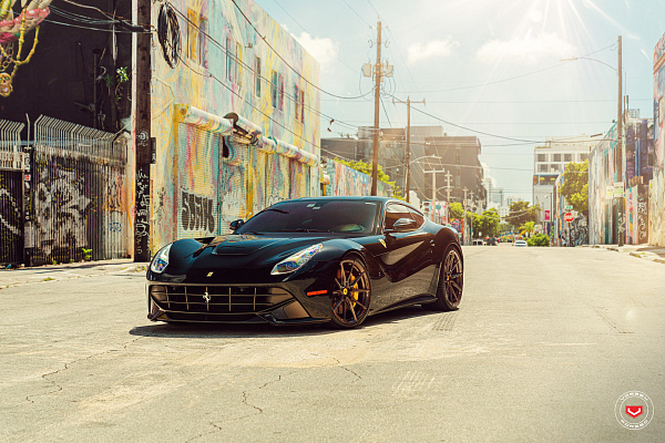 Фото дисков Vossen EVO-2R Глянцевая темная бронза на Ferrari F12