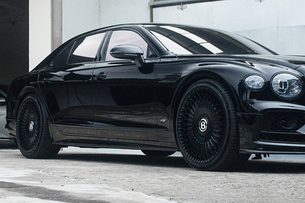 Фото дисков Brixton Forged LX09 Черный сатин на Bentley Flying Spur III
