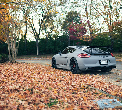 Фото дисков Brixton Forged R11-R на Porsche Cayman II