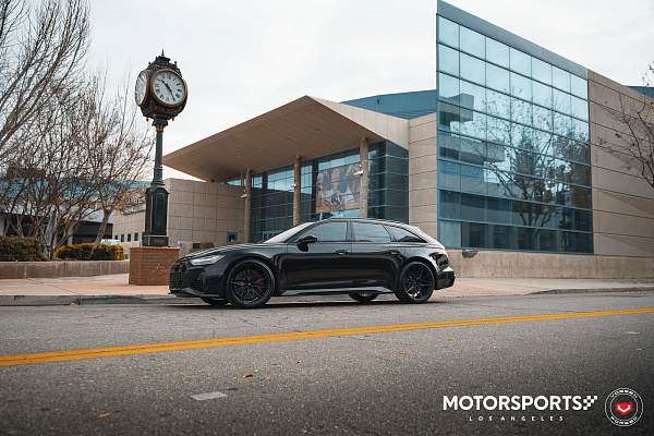 Фото дисков Vossen EVO-5 Черный сатин на Audi A/RS 6 (C8)