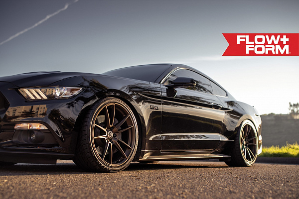Фото дисков HRE FF04 Сатиновое темное золото на Ford Mustang VI